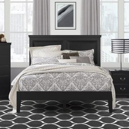 Transitional Queen Upholstered Bed